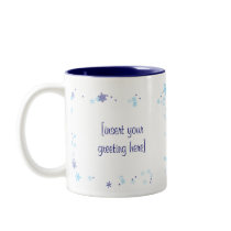 Winter Snowflake Mug (customizable)