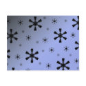 Winter Snowflake Postcard by emele2 Winter Snowflake Postcard