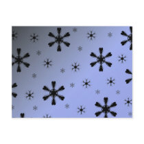 Winter Snowflake Postcard