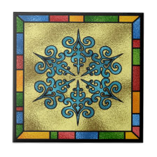 Winter Snowflake Tile Trivet tile