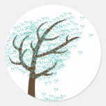 Winter Snowflake Tree Stickers