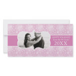 Winter Snowflakes Customized Photo Card