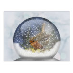 Winter Snowglobe Postcard