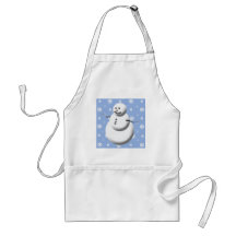 Winter Snowman Aprons