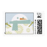 Winter Snowman Postage