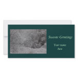 Winter snowscape photo card