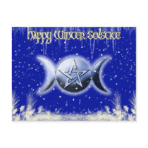 Winter Solstice 1 Postcard by pentagramstar Winter Solstice 1 Postcard