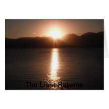 Winter Solstice Blessing Card