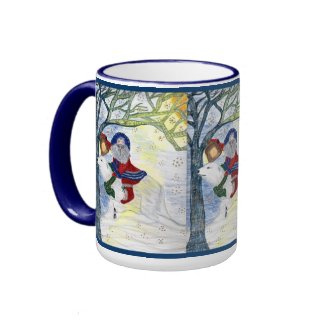 Winter Solstice Father Christmas Mug mug