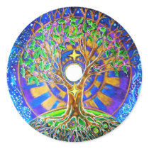 Winter Solstice Full Moon Mandala Sticker