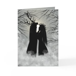 Winter Solstice God and Goddess card