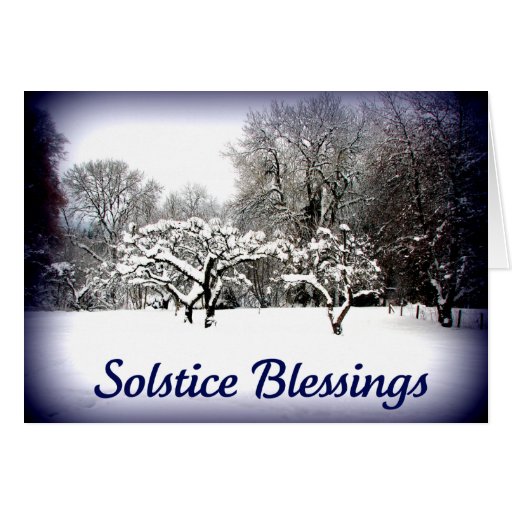 Winter Solstice Greetings Cards Zazzle