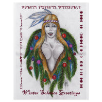 Winter Solstice Greetings Flyers