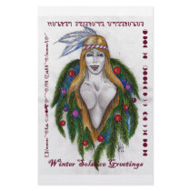 Winter Solstice Greetings stationery