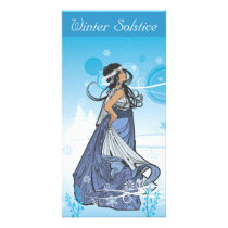 Winter Solstice Queen Customized Photo Card