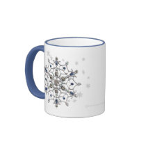 Winter Solstice Snowflake mugs