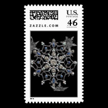 Winter Solstice Snowflake Stamp