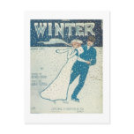 Winter Songbook Cover postcards