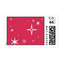 Winter Sparkle -Red postage
