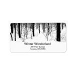 Winter Spirit Personalized Address Label