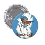 Winter Sports Biathlon Flair Button buttons