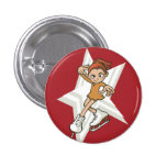 Winter Sports Figure Skater Flair Button buttons