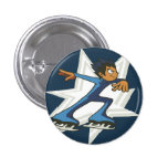 Winter Sports Figure Skater Flair Pinback buttons