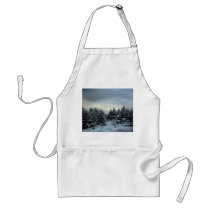 Winter Storm Apron by CreatureCreations Winter Storm Apron