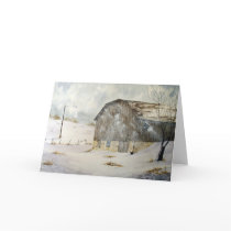 Winter Storm Greeting Card by paintingcoyote36 Winter Storm Greeting Card