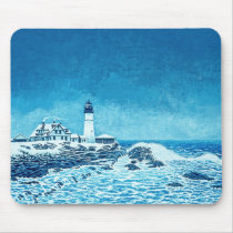 Winter Storm Watch mousepads by davidlintonart Winter Storm Watch mousepads