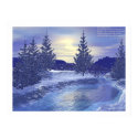 Winter Stream #2 with Proverbs  posters