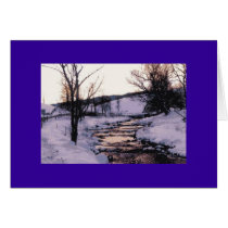 Winter Stream cards by eloheh Winter Stream cards
