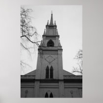 Winter Street Church Print