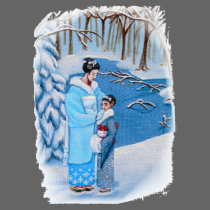 "Winter Stroll" t-shirts