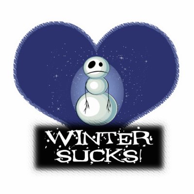 winter sucks emo snowman cut out by doonidesigns