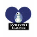 winter sucks emo snowman t-shirts by doonidesigns winter sucks emo snowman t-shirts
