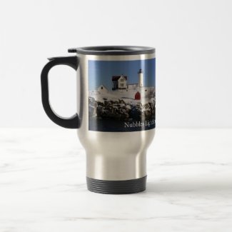 Winter & Summer Nubbles Lighthouse Travel Mug mug