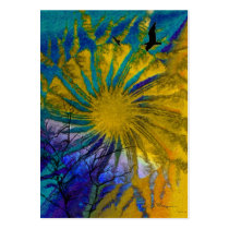 Winter Sun - Artist Trading Cards business cards