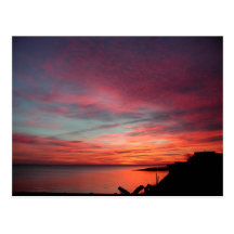 Winter Sunrise in East Hampton Post Cards