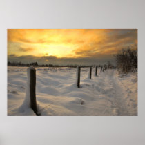 Winter Sunrise Poster