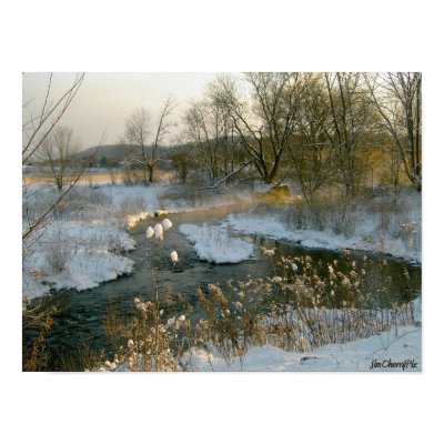 Winter Sunrise Print by JimCherryPix