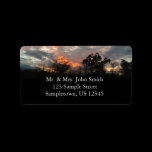 Winter Sunset Address Label