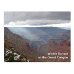 Winter Sunset at the Grand Canyon postcards
