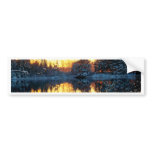 Winter Sunset Bumper Stickers
