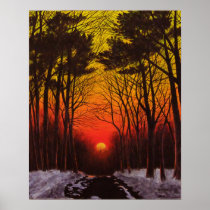 Winter Sunset Fine Art print