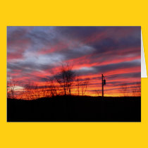 Winter Sunset in the Catskills cards