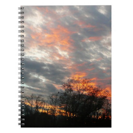 Winter Sunset Notebook