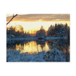 Winter Sunset Postcards