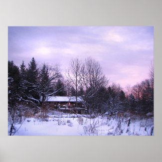 Winter Sunset Print