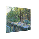 Winter Table Stretched Canvas Print